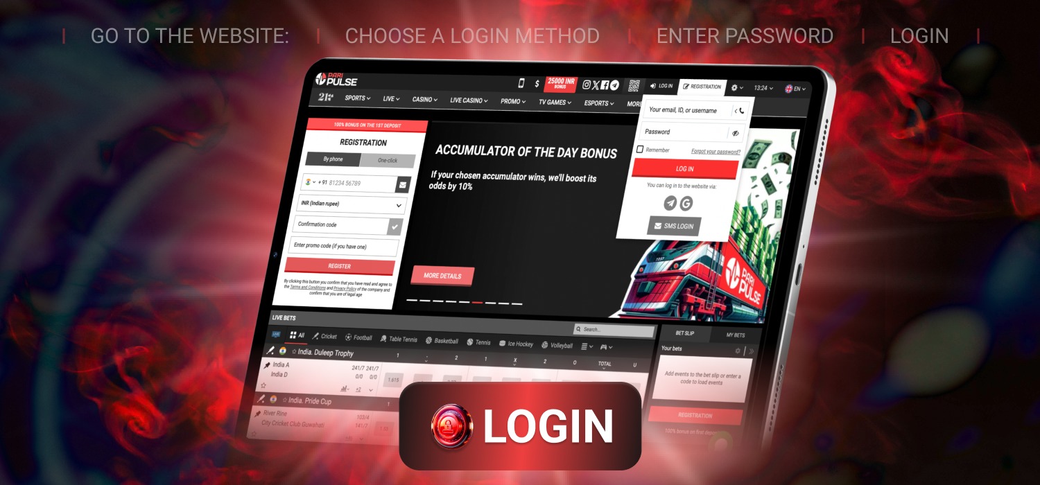 enter to casino account at platform