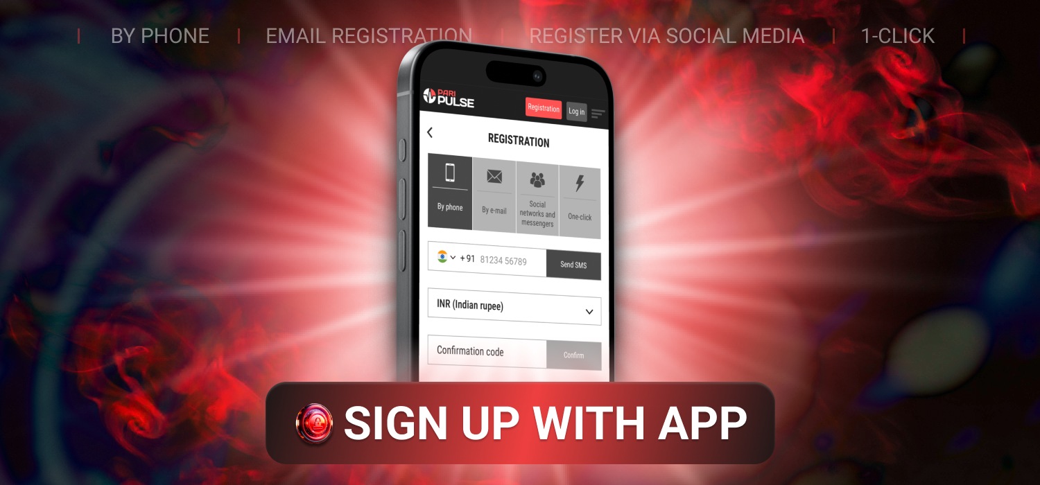 registration methods via the app